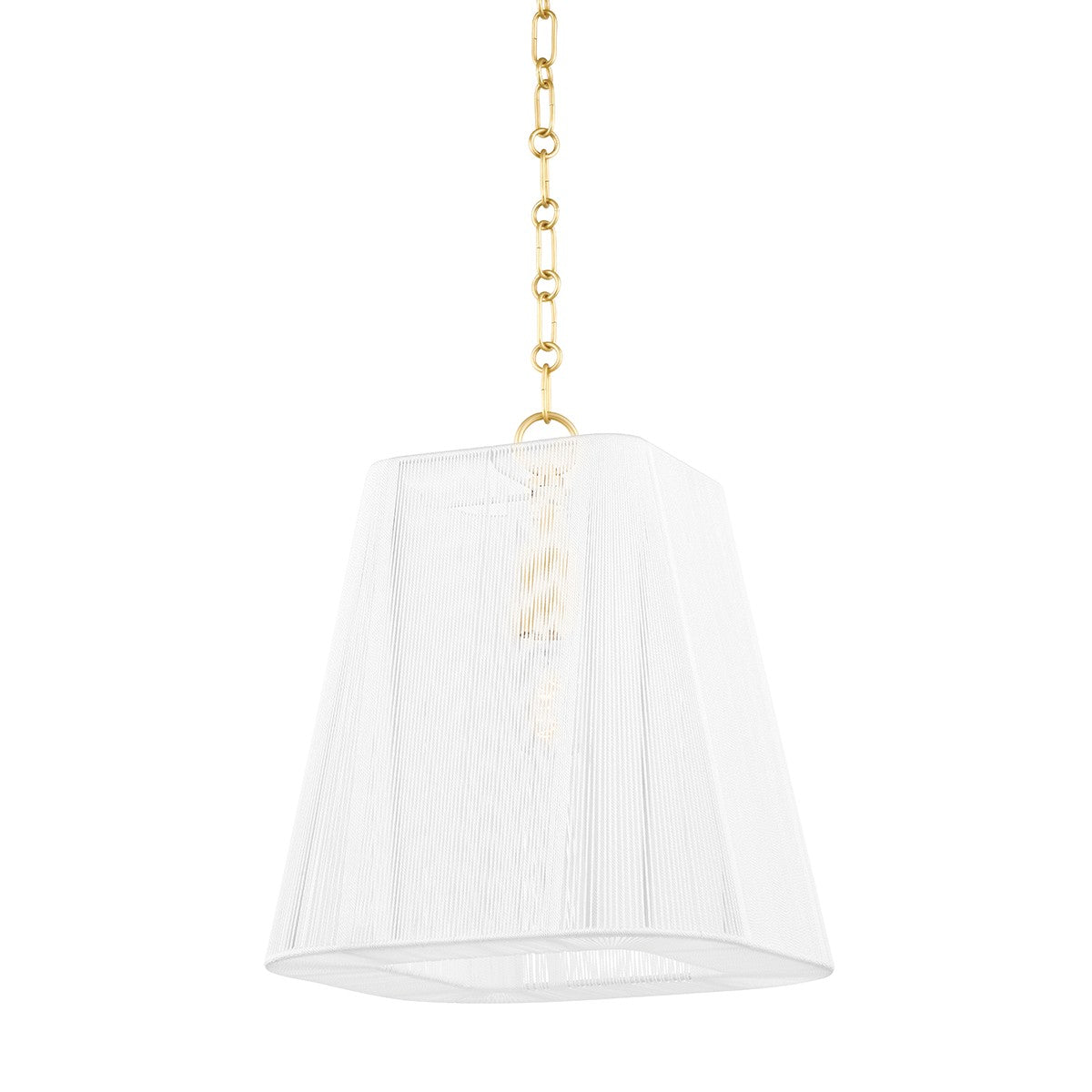 Hudson Valley - 7614-AGB - One Light Small Pendant - Verona Beach - Aged Brass