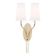 Hudson Valley - 3712-AGB-WS - Two Light Wall Sconce - Rutland - Aged Brass