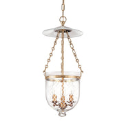 Hudson Valley - 252-AGB-C2 - Three Light Pendant - Hampton - Aged Brass