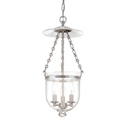 Hudson Valley - 252-PN-C1 - Three Light Pendant - Hampton - Polished Nickel