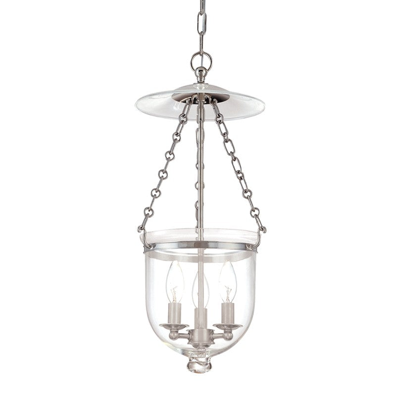 Hudson Valley - 252-PN-C1 - Three Light Pendant - Hampton - Polished Nickel