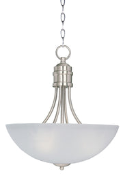 Maxim - 10044FTSN - Three Light Pendant - Logan - Satin Nickel