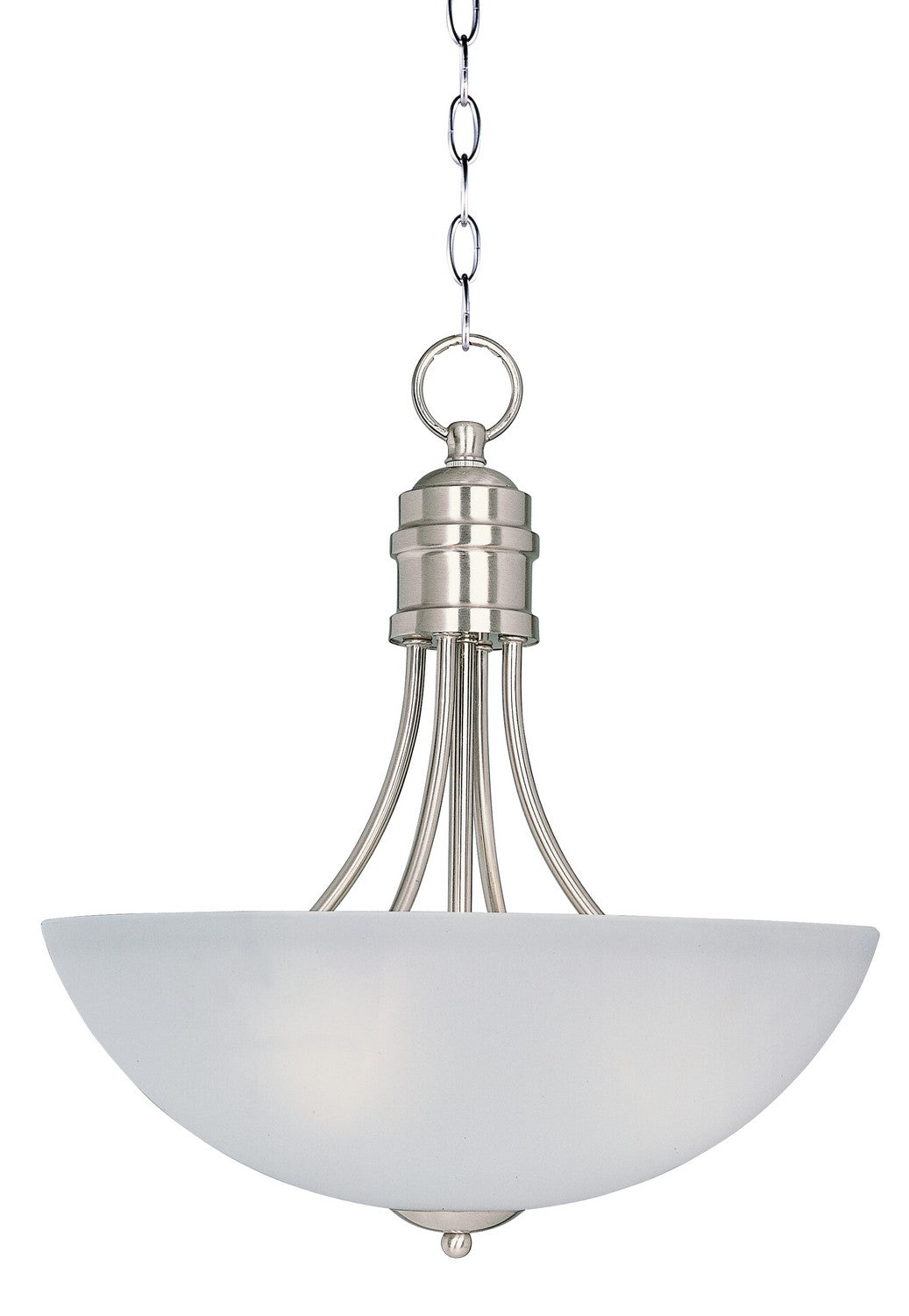 Maxim - 10044FTSN - Three Light Pendant - Logan - Satin Nickel
