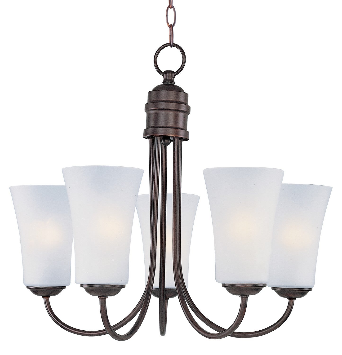 Maxim - 10045FTOI - Five Light Chandelier - Logan - Oil Rubbed Bronze
