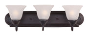 Maxim - 8013FTOI - Three Light Bath Vanity - Essentials - 801x - Oil Rubbed Bronze