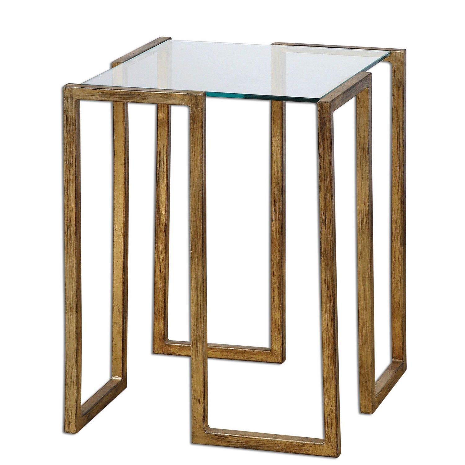 Uttermost - 24368 - Accent Table - Mirrin - Antique Gold Leaf