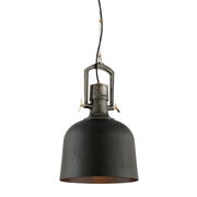Troy Lighting - F3546-SBK/APW/PBR - One Light Pendant - Hangar 31 - Soft Black