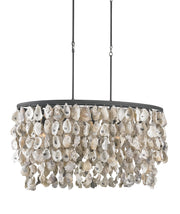 Currey and Company - 9492 - Five Light Chandelier - Natural/Blacksmith