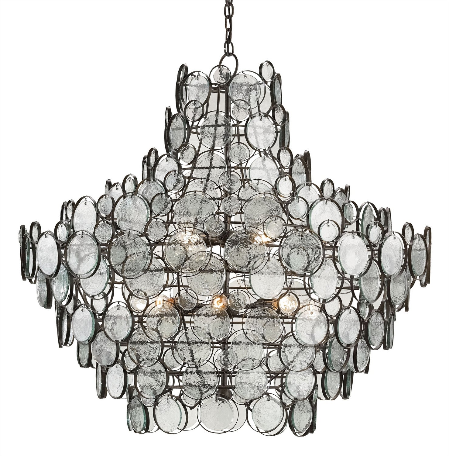 Currey and Company - 9520 - 12 Light Chandelier - Bronze