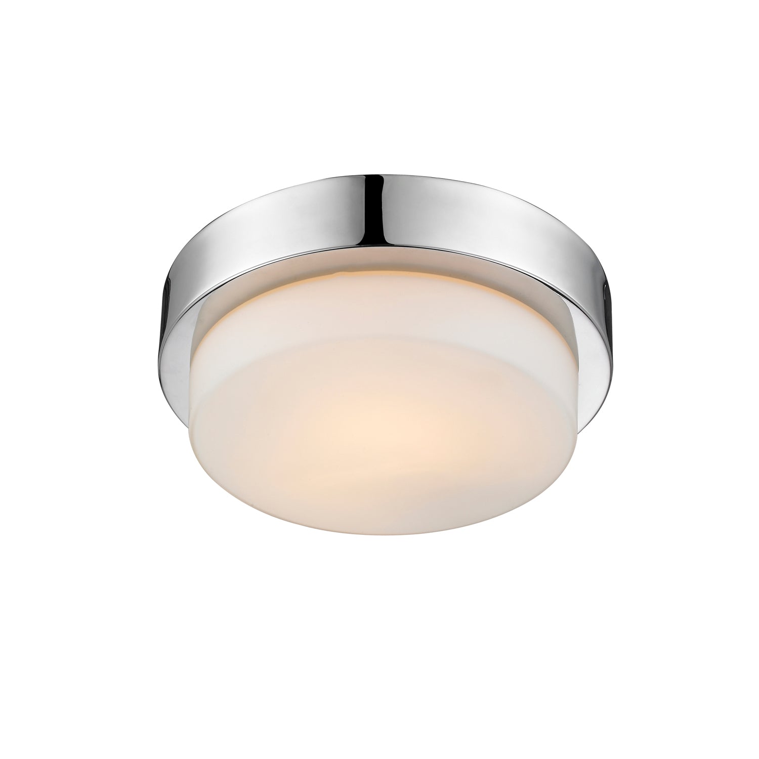 Golden - 1270-09 CH - One Light Flush Mount - Morgon - Chrome