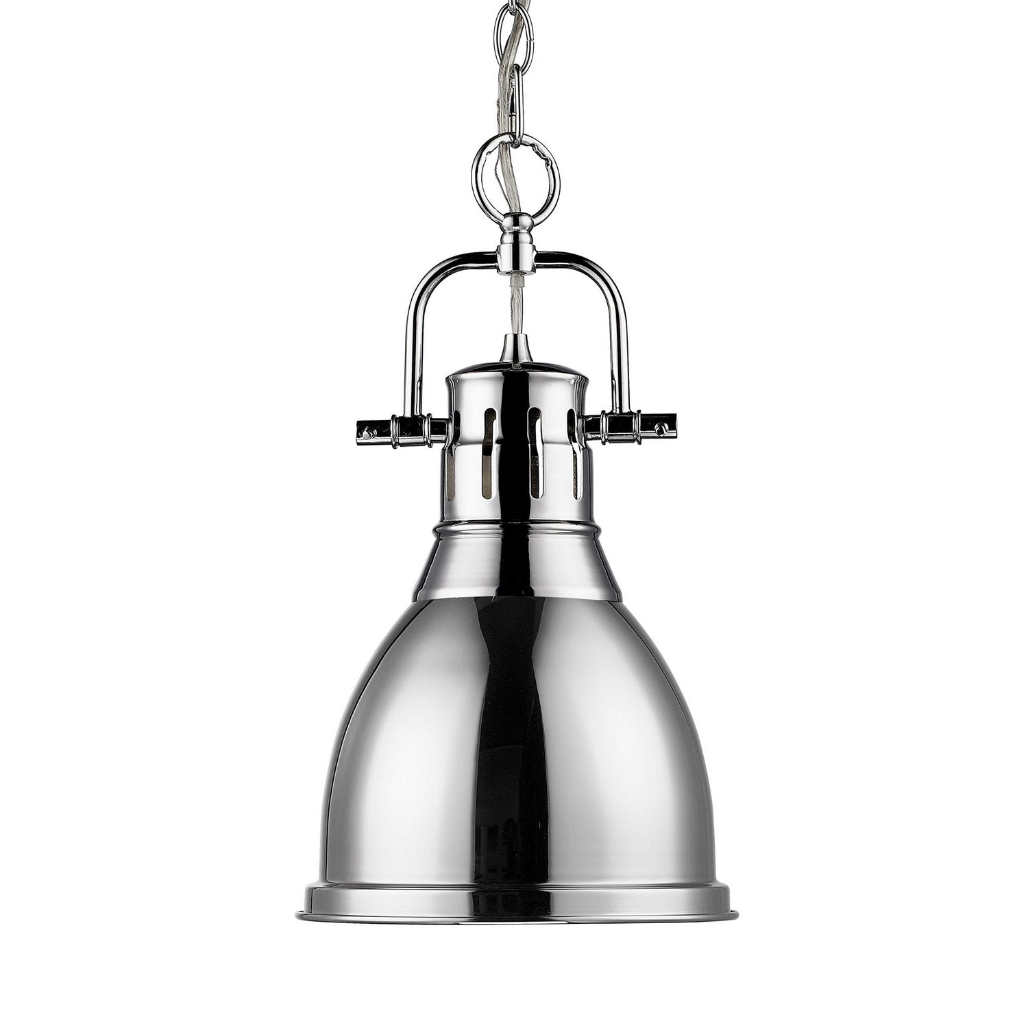 Golden - 3602-S CH-CH - One Light Pendant - Duncan - Chrome