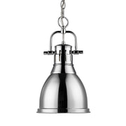 Golden - 3602-S CH-CH - One Light Pendant - Duncan - Chrome