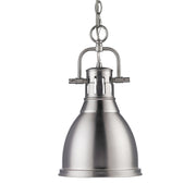 Golden - 3602-S PW-PW - One Light Pendant - Duncan - Pewter