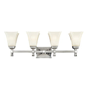 Hudson Valley - 1174-PN - Four Light Bath Bracket - Kirkland - Polished Nickel