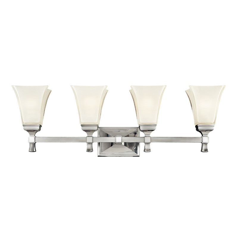 Hudson Valley - 1174-PN - Four Light Bath Bracket - Kirkland - Polished Nickel