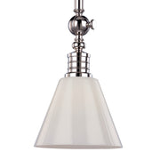 Hudson Valley - 9611-PN - One Light Pendant - Darien - Polished Nickel