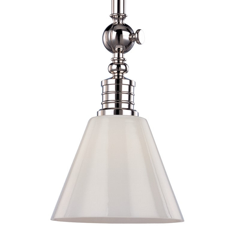 Hudson Valley - 9611-PN - One Light Pendant - Darien - Polished Nickel