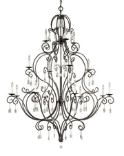Generation Lighting - F2110/8+4+4MBZ - 16 Light Chandelier - Chateau - Mocha Bronze