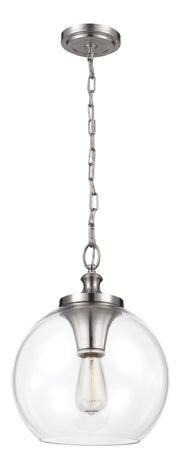 Visual Comfort Studio - P1307BS - One Light Pendant - Tabby - Brushed Steel