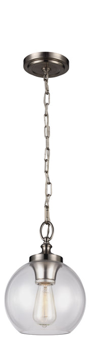 Visual Comfort Studio - P1308BS - One Light Pendant - Tabby - Brushed Steel