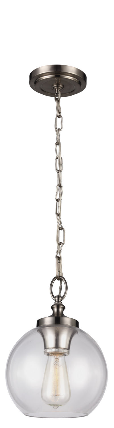Visual Comfort Studio - P1308BS - One Light Pendant - Tabby - Brushed Steel