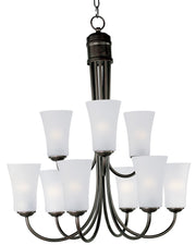 Maxim - 10046FTOI - Nine Light Chandelier - Logan - Oil Rubbed Bronze
