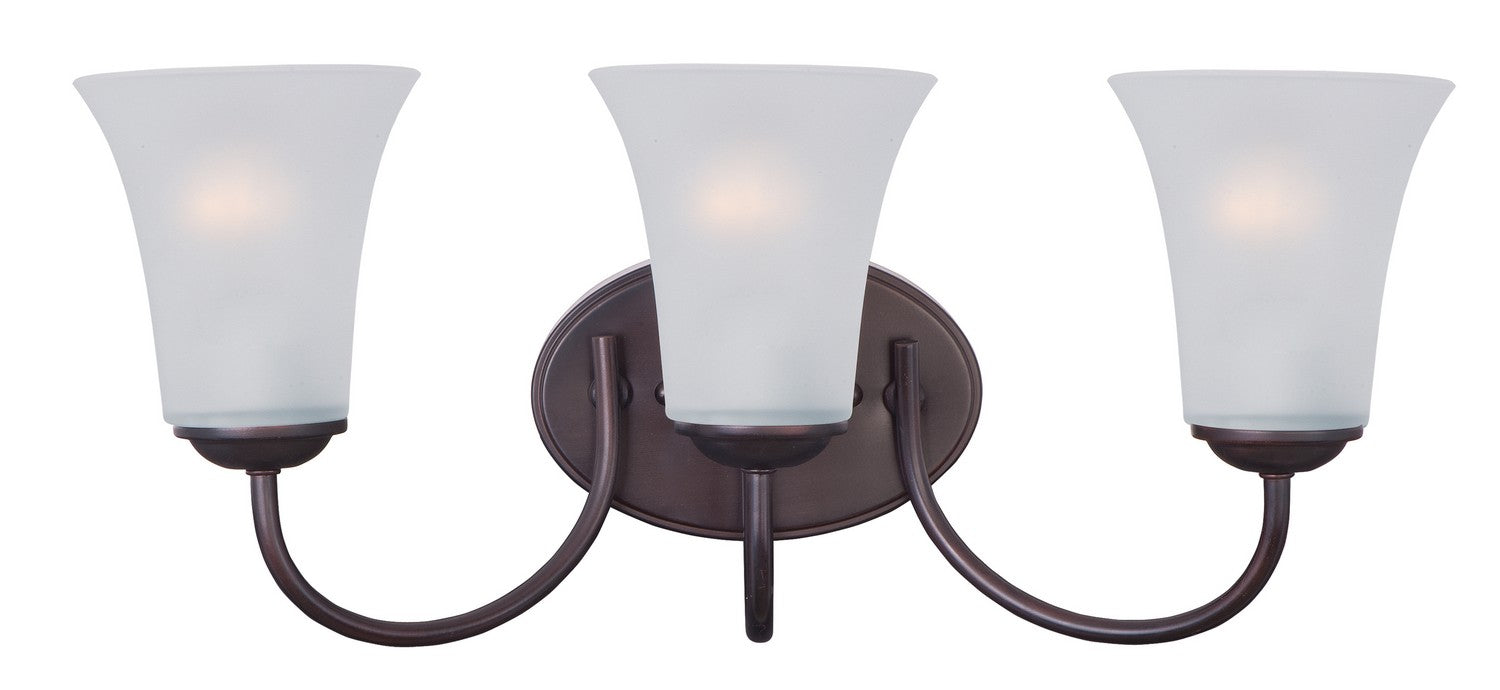 Maxim - 10053FTOI - Three Light Bath Vanity - Logan - Oil Rubbed Bronze