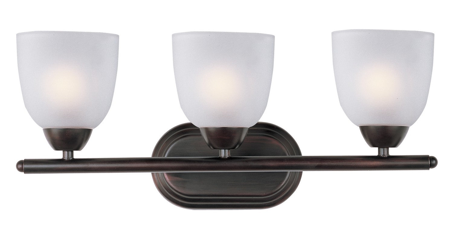 Maxim - 11313FTOI - Three Light Bath Vanity - Axis - Oil Rubbed Bronze
