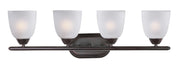 Maxim - 11314FTOI - Four Light Bath Vanity - Axis - Oil Rubbed Bronze