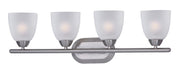 Maxim - 11314FTSN - Four Light Bath Vanity - Axis - Satin Nickel