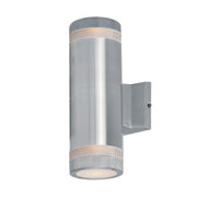 Maxim - 6112AL - Two Light Outdoor Wall Lantern - Lightray - Brushed Aluminum