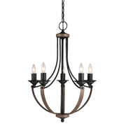 Generation Lighting - 3280405-846 - Five Light Chandelier - Corbeille - Stardust