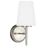 Generation Lighting - 4140401-962 - One Light Wall / Bath Sconce - Driscoll - Brushed Nickel