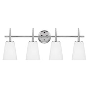 Generation Lighting - 4440404-05 - Four Light Wall / Bath - Driscoll - Chrome