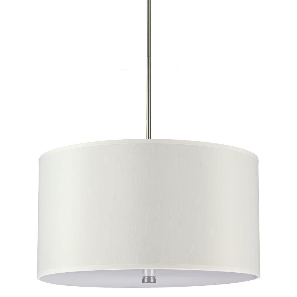 Visual Comfort Studio - 65262-962 - Four Light Pendant - Dayna Shade Pendants - Brushed Nickel