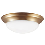 Generation Lighting - 75435-848 - Two Light Flush Mount - Nash - Satin Brass