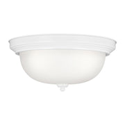 Generation Lighting - 77065-15 - Three Light Flush Mount - Geary - White