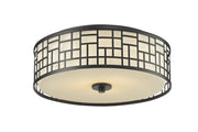 Z-Lite - 329F16-BRZ - Three Light Flush Mount - Elea - Bronze