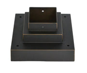 Z-Lite - SQPM-ORB - Outdoor Pier Mount - Pier Mounts - Oil Rubbed Bronze