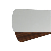 Quorum - 3066524121 - Blade - 30 in. Fan Blade Series - Satin Nickel|Walnut