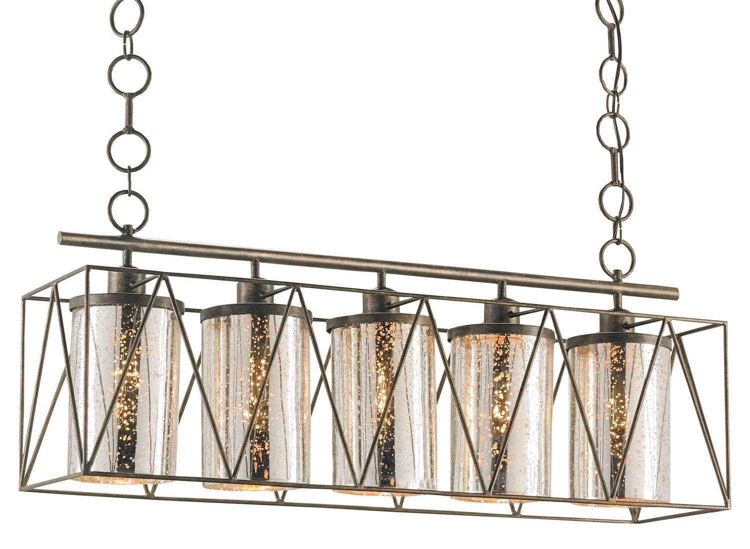 Currey and Company - 9564 - Five Light Chandelier - Cupertino