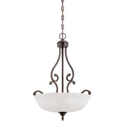 Millennium - 1583-RBZ - Three Light Pendant - Courtney Lakes - Rubbed Bronze