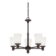 Millennium - 2155-RBZ - Five Light Chandelier - Cimmaron - Rubbed Bronze