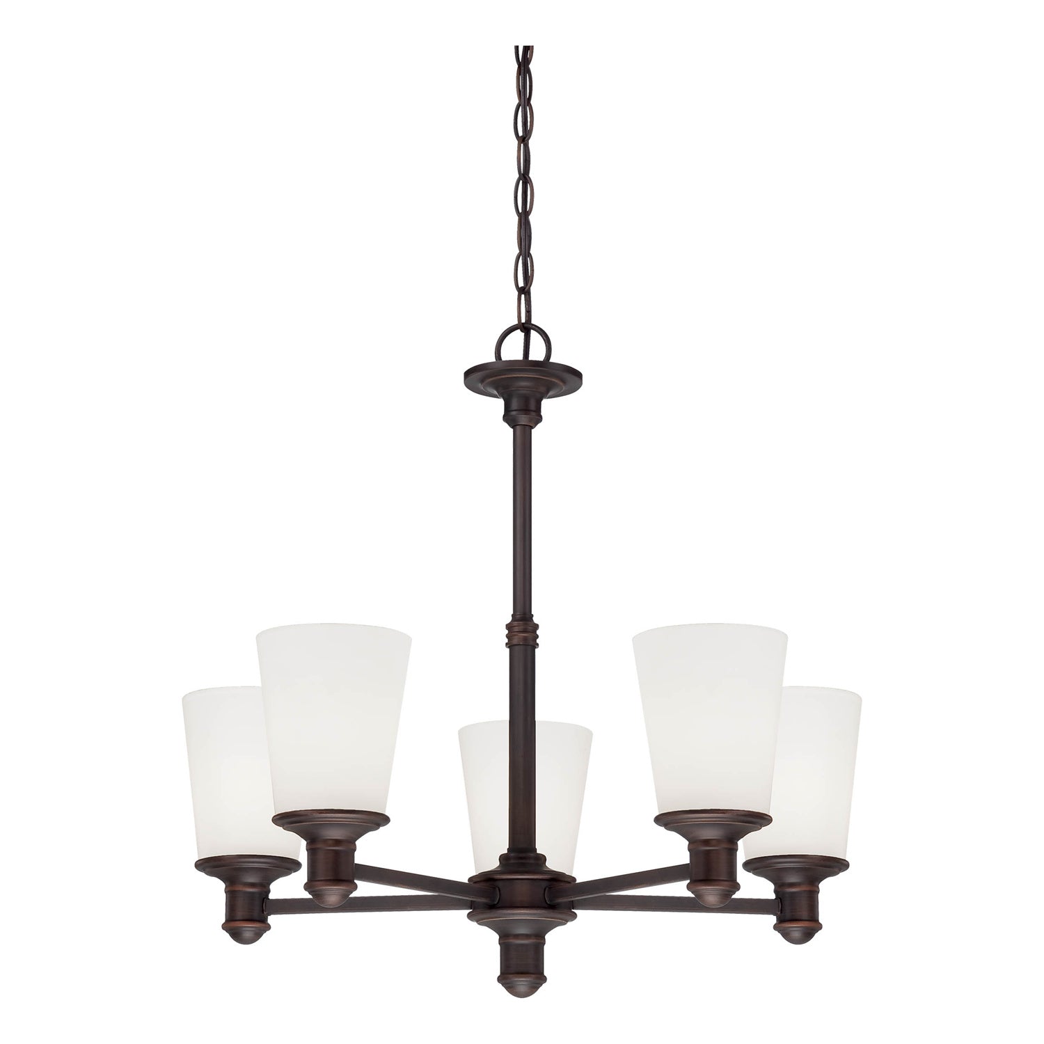 Millennium - 2155-RBZ - Five Light Chandelier - Cimmaron - Rubbed Bronze