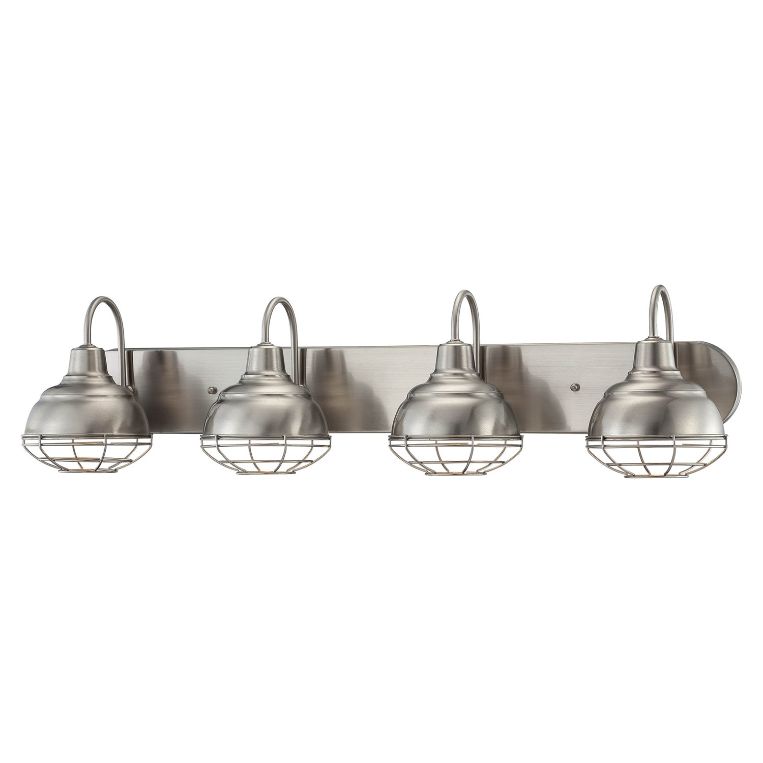 Millennium - 5424-SN - Four Light Vanity - Neo-Industrial - Satin Nickel