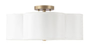 Capital Lighting - 4453BG-561 - Four Light Semi Flush Mount - Quinn - Brushed Gold
