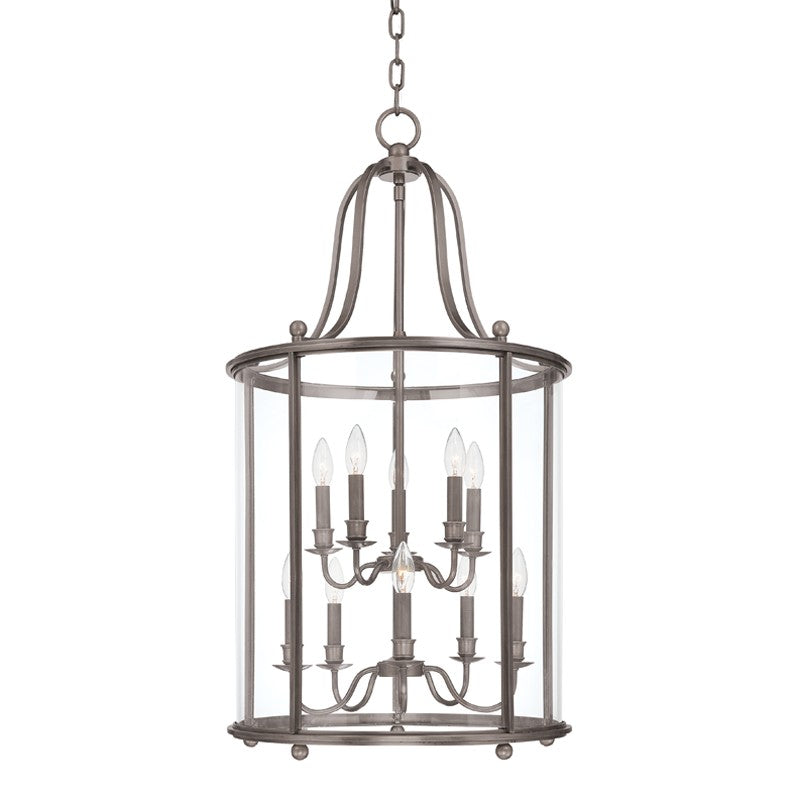 Hudson Valley - 1320-AN - Ten Light Pendant - Mansfield - Antique Nickel