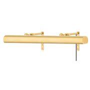 Hudson Valley - 2430-AGB - Four Light Picture Light With Plug - Vernon - Aged Brass