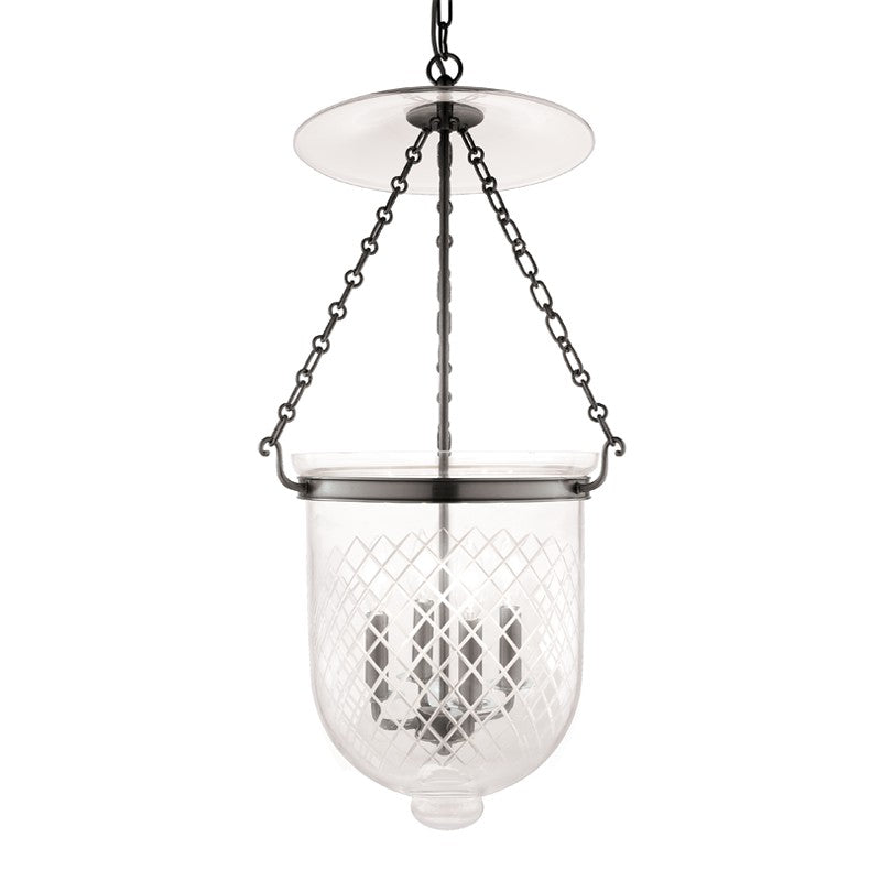 Hudson Valley - 255-HN-C2 - Four Light Pendant - Hampton - Historic Nickel