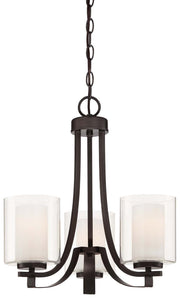 Minka-Lavery - 4103-172 - Three Light Chandelier - Parsons Studio - Smoked Iron